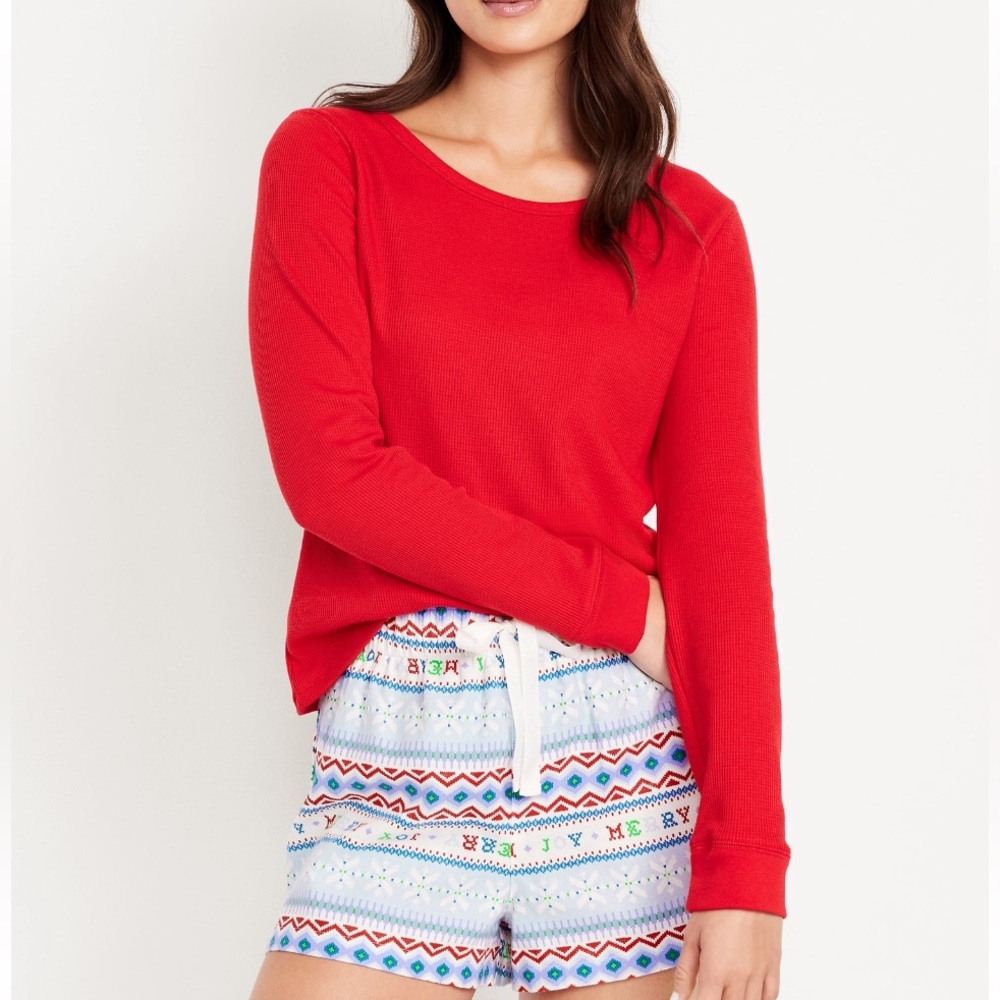 Old Navy Waffle Knit Scoop-Neck Top XXL NWT